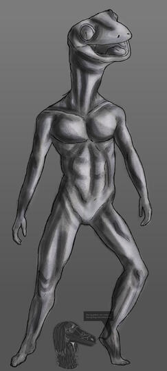 Lizard man.