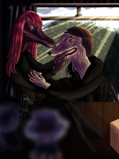 Roger Grimdark &amp; Beckham Shepherd © Robin Grimmgall.